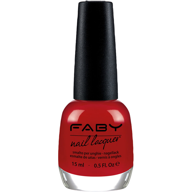 Faby's Red Nail Color Creme Nagellack 15 ml