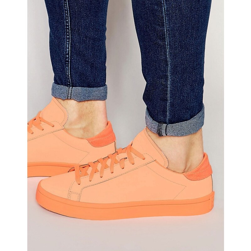 adidas Originals - Court Vantage adicolor - Sneaker in Orange, S80257 - Orange