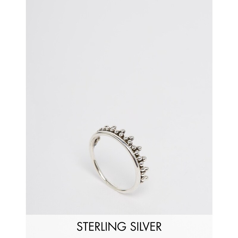 Regal Rose - SERENE - Ring aus Sterlingsilber mit Kugeldesign - Silber