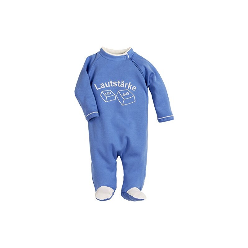 Schnizler Unisex Baby Schlafstrampler Schlafanzug mit Spruch: Lautstärke, Oeko Tex Standard 100
