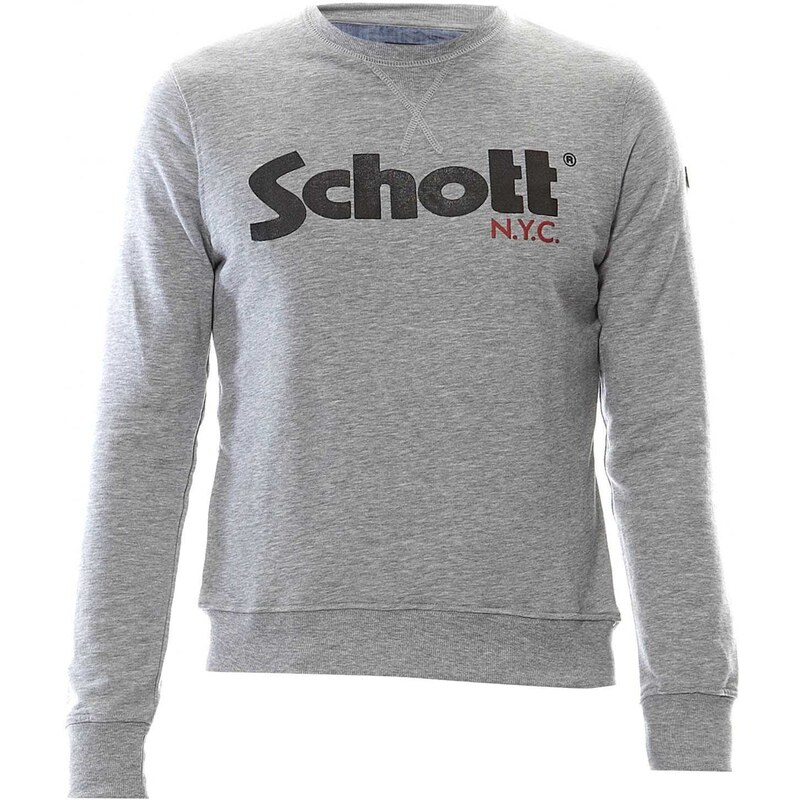 Schott Sweatshirt - grau