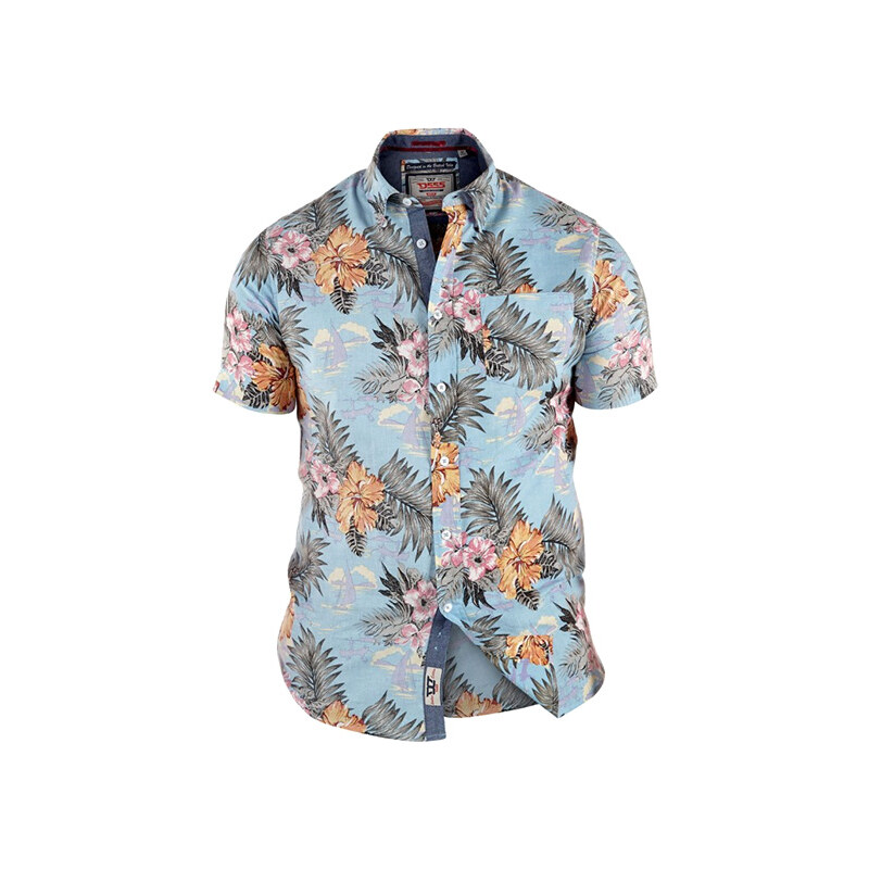Lesara Hawaiihemd mit Blumen-Print - 4XL