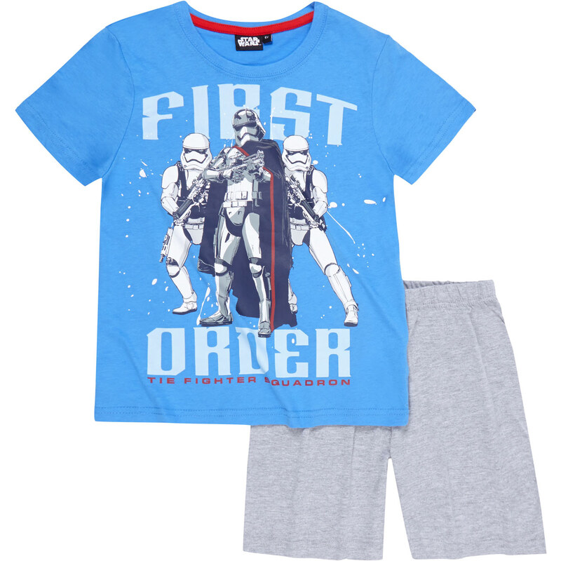 Star Wars-The Clone Wars Shorty-Pyjama blau in Größe 116 für Jungen