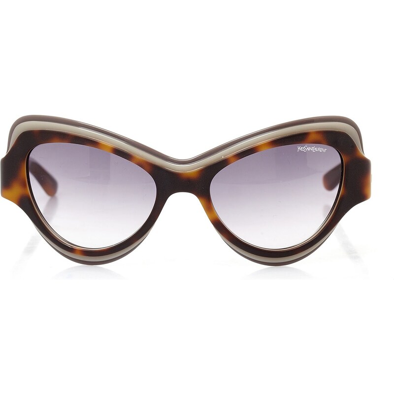 Yves Saint Laurent 63/66 S - Damensonnenbrille - gemustert