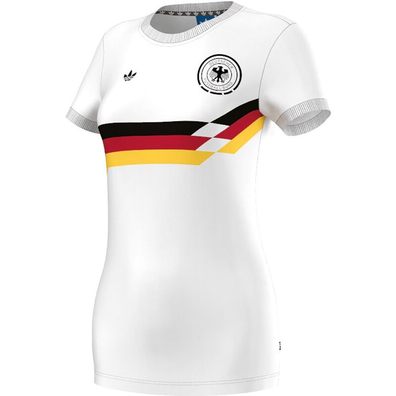 Adidas Originals Adidas T-Shirt Women GERMANY TEE S95507 Weiß Size 40