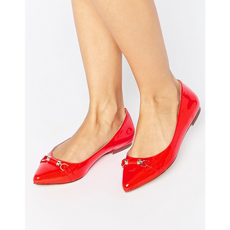 Carvela Moore - Spitze, flache Schuhe - Rot