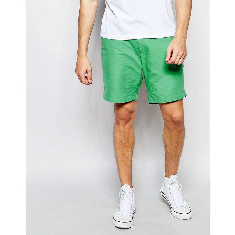 Farah - Chino-Shorts aus Oxford-Baumwolle - Grün