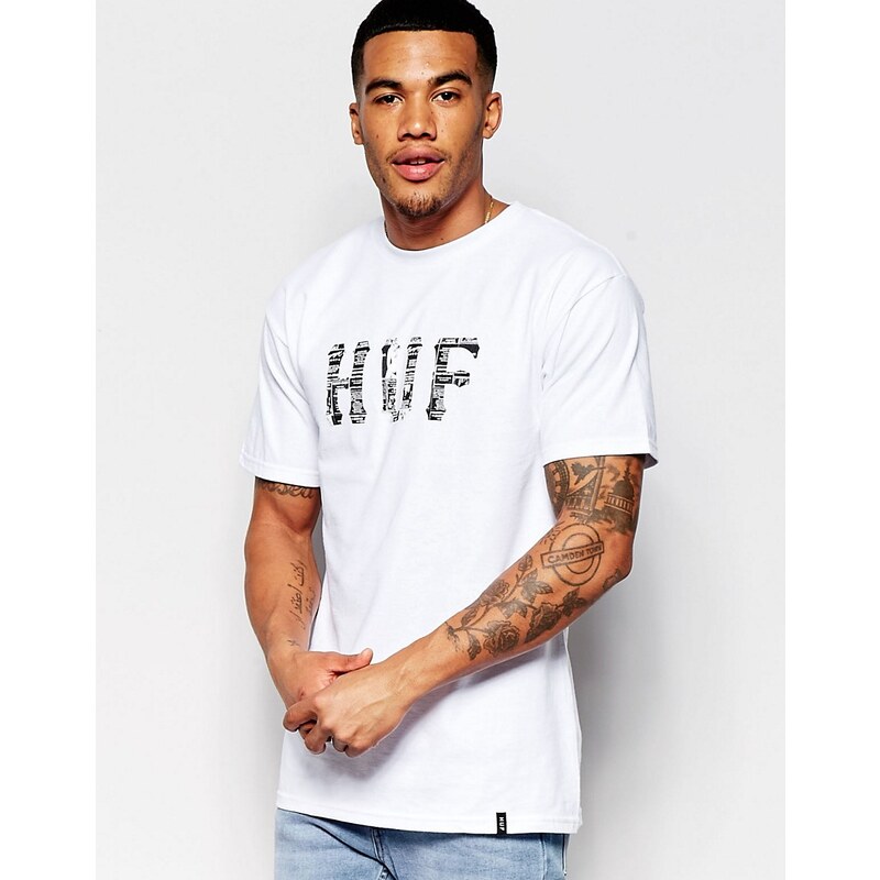 HUF - T-Shirt mit Markenlogo - Weiß