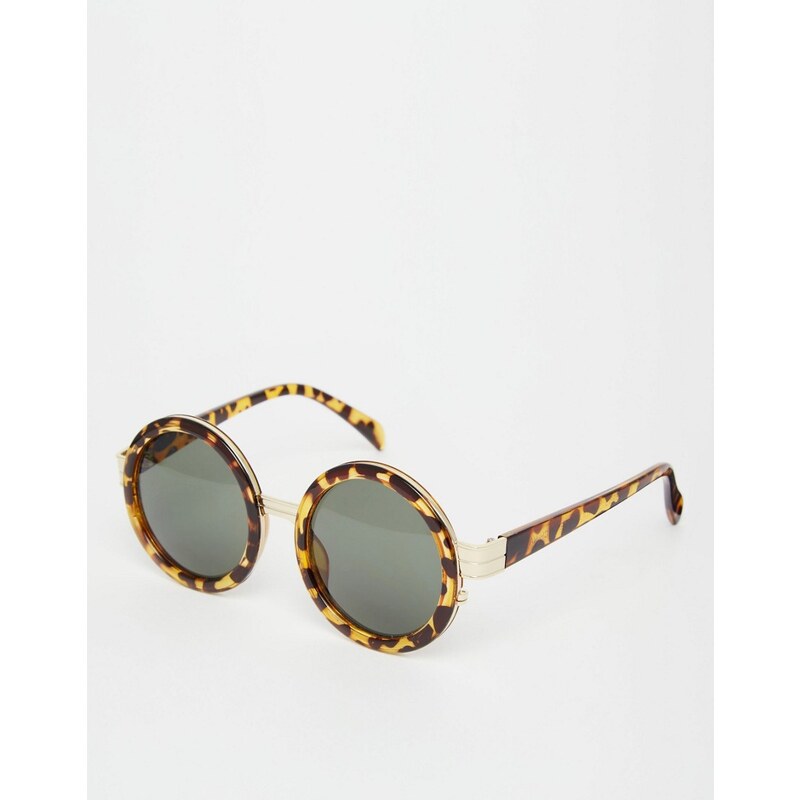 Pull&Bear - Runde Sonnenbrille - Mehrfarbig