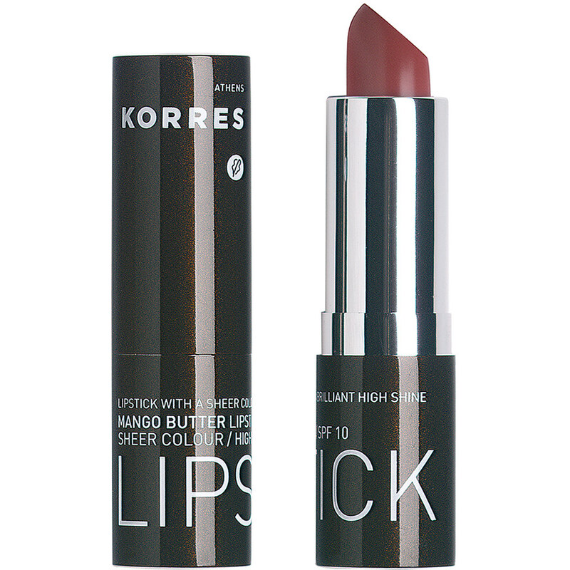 Korres natural products 25 purple Mango Butter Lipstick SPF 10 Lippenstift 3.5 g