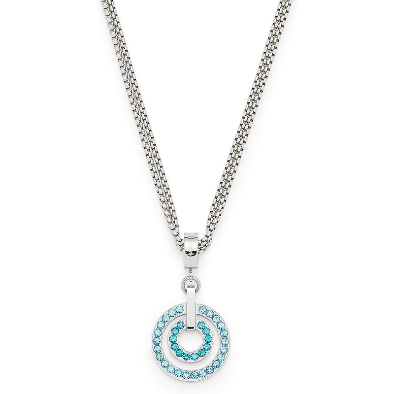 Jewels by Leonardo Kette mit Charm-Einhänger mit Glassteinen, »circolo magic price, 015976«