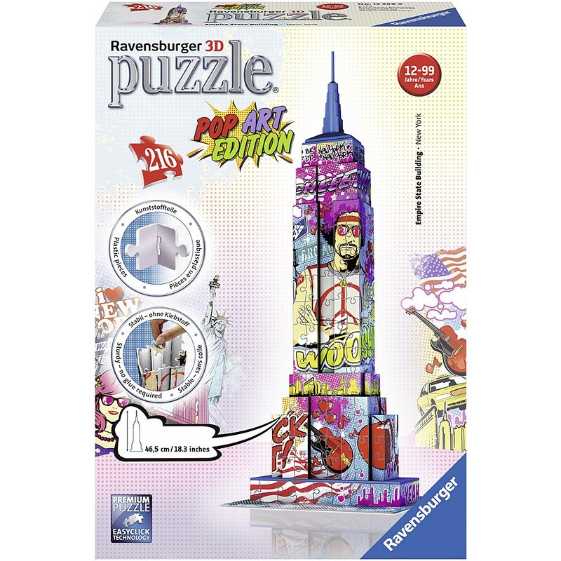 Ravensburger 3D Puzzle, »Pop Art Edition Empire State Building«