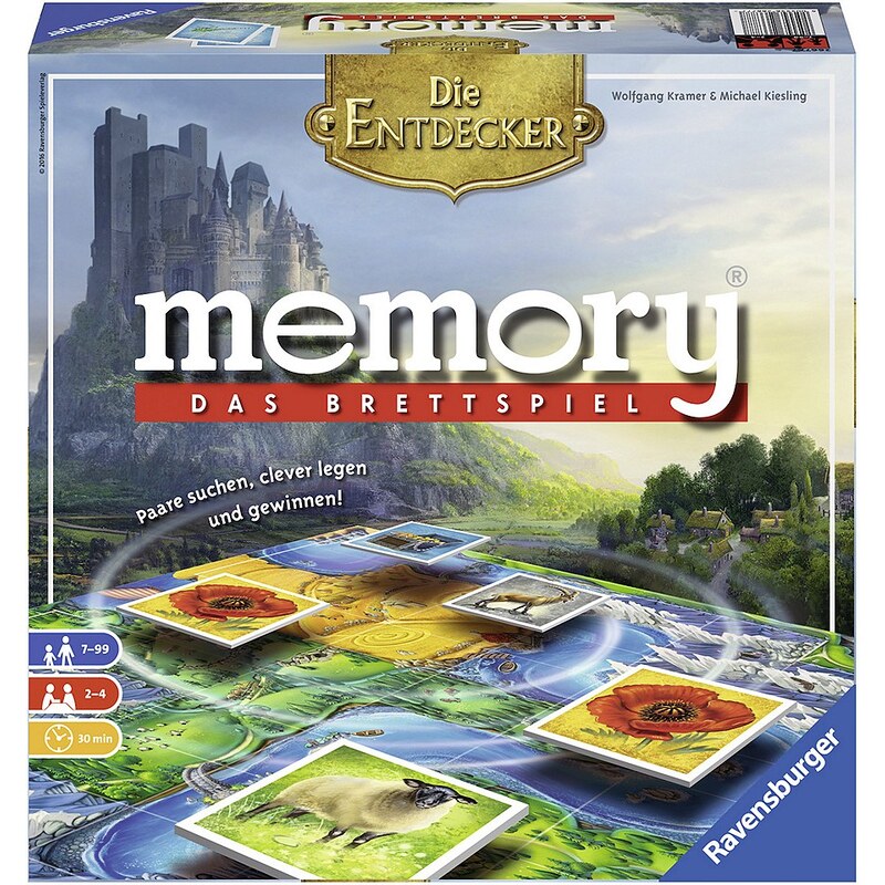 Ravensburger Spiel, »memory® Das Brettspiel Die Entdecker«