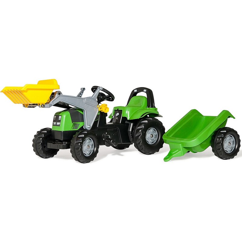 rolly toys® Trettraktor mit Frontlader und Anhänger »rollyKid Deutz Fahr Agroplus 420«