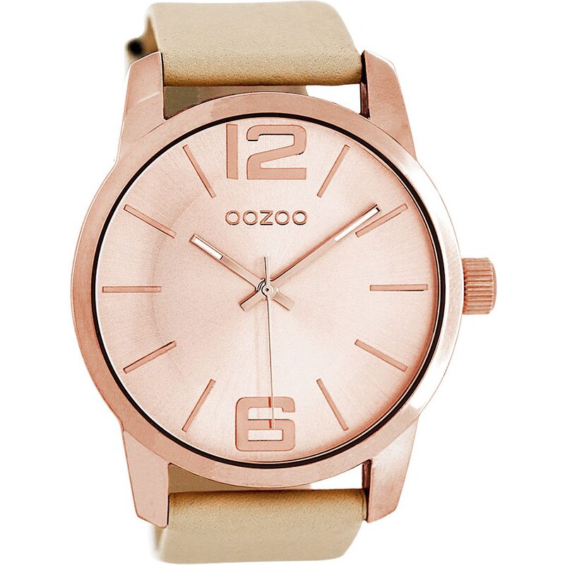 Oozoo Armbanduhr für Damen Beige 48 mm C8035