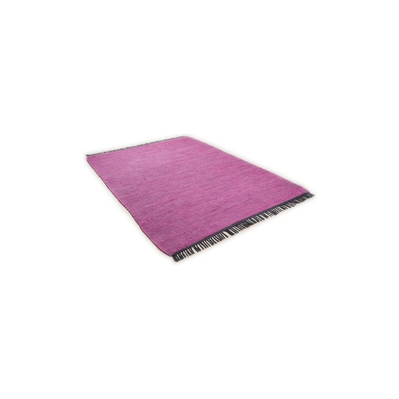 Teppich Cotton Colors handgearbeitet Tom Tailor lila 1 (B/L: 60x120 cm),2 (B/L: 80x150 cm),3 (B/L: 140x200 cm),4 (B/L: 160x230 cm)