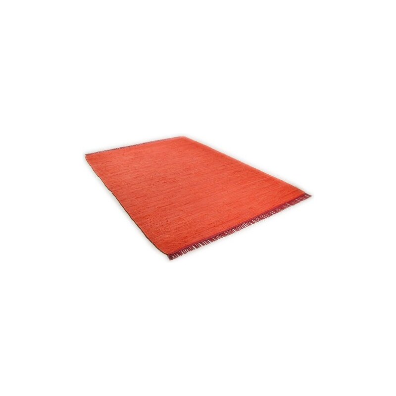 Teppich Cotton Colors handgearbeitet Tom Tailor orange 1 (B/L: 60x120 cm),2 (B/L: 80x150 cm),3 (B/L: 140x200 cm),4 (B/L: 160x230 cm)