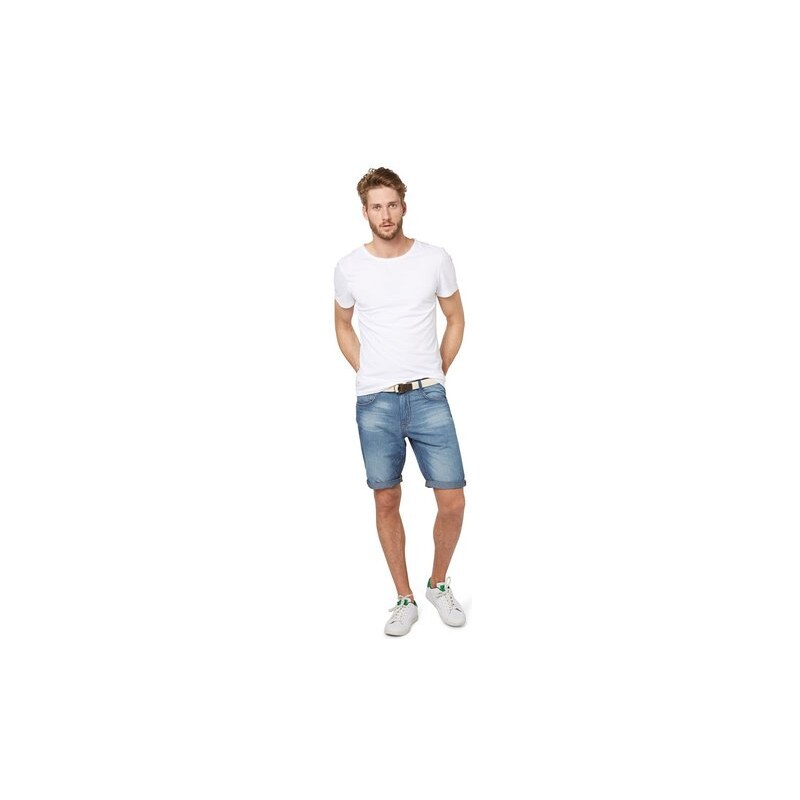 Tom Tailor Shorts Denim-Shorts mit Gürtel blau 28,29,30,31