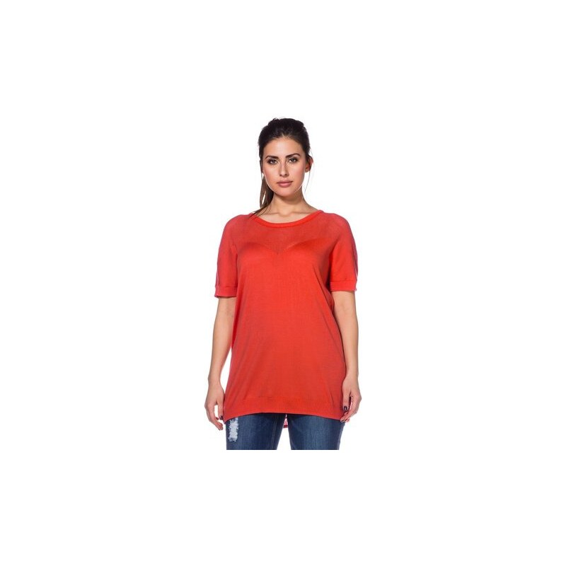 SHEEGO TREND Damen Trend Pullover rot 40/42,44/46,48/50,52/54,56/58