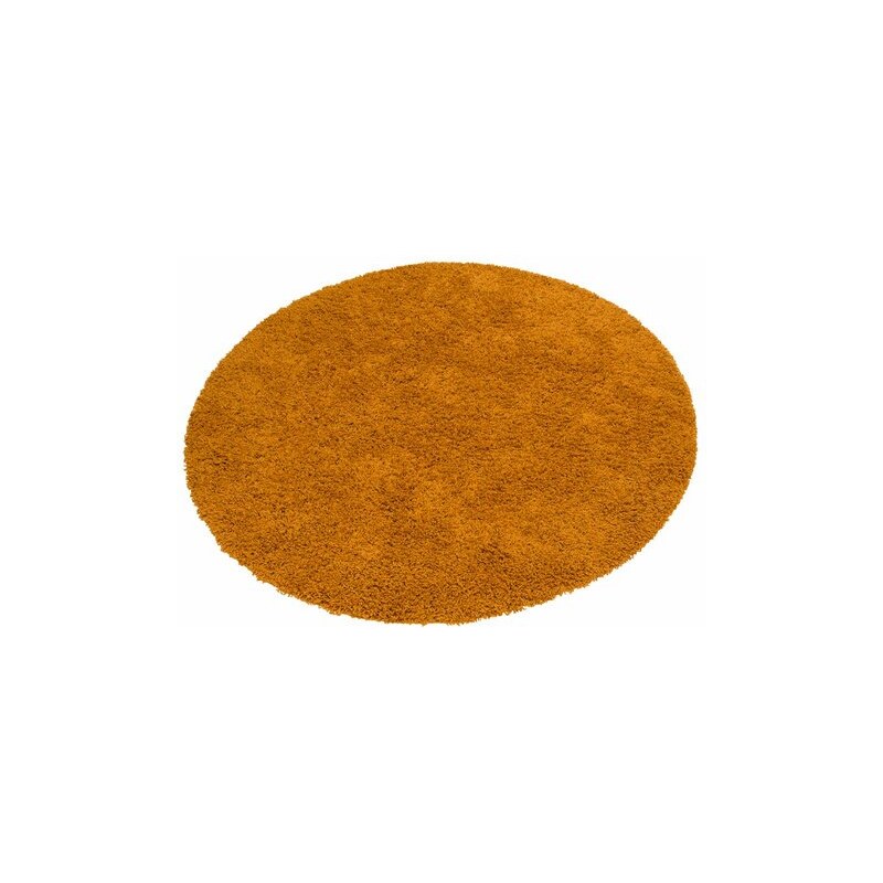 HOME AFFAIRE COLLECTION Hochflor-Teppich rund Collection Viva Höhe 45 mm gewebt orange 10 (Ø 190 cm),9 (Ø 140 cm)