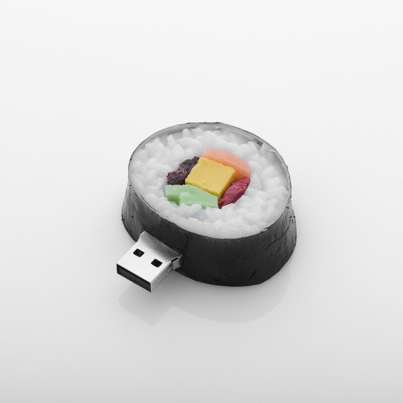 Bena USB-Stick im Lebensmittel-Design - Schwarz-Weiß - 32GB