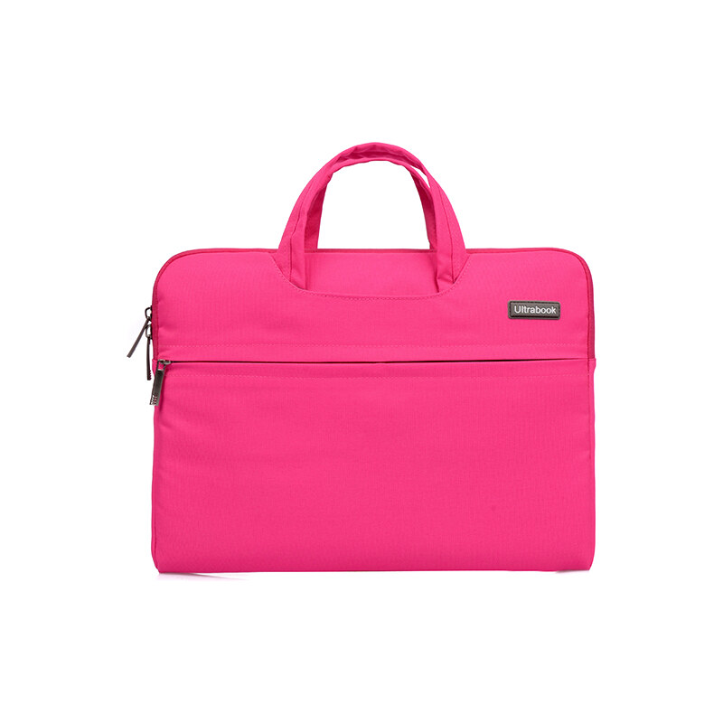Lesara 15 Zoll Laptoptasche mit Tragehenkel - Pink