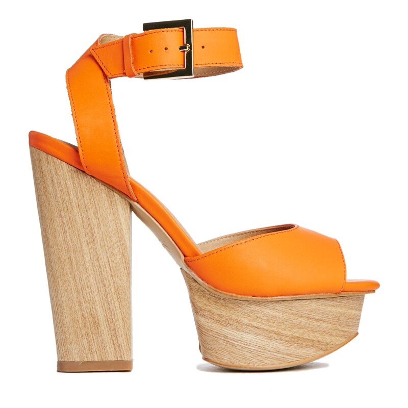 Shellys London - 2-teilige Sandaletten in Orange - Orange