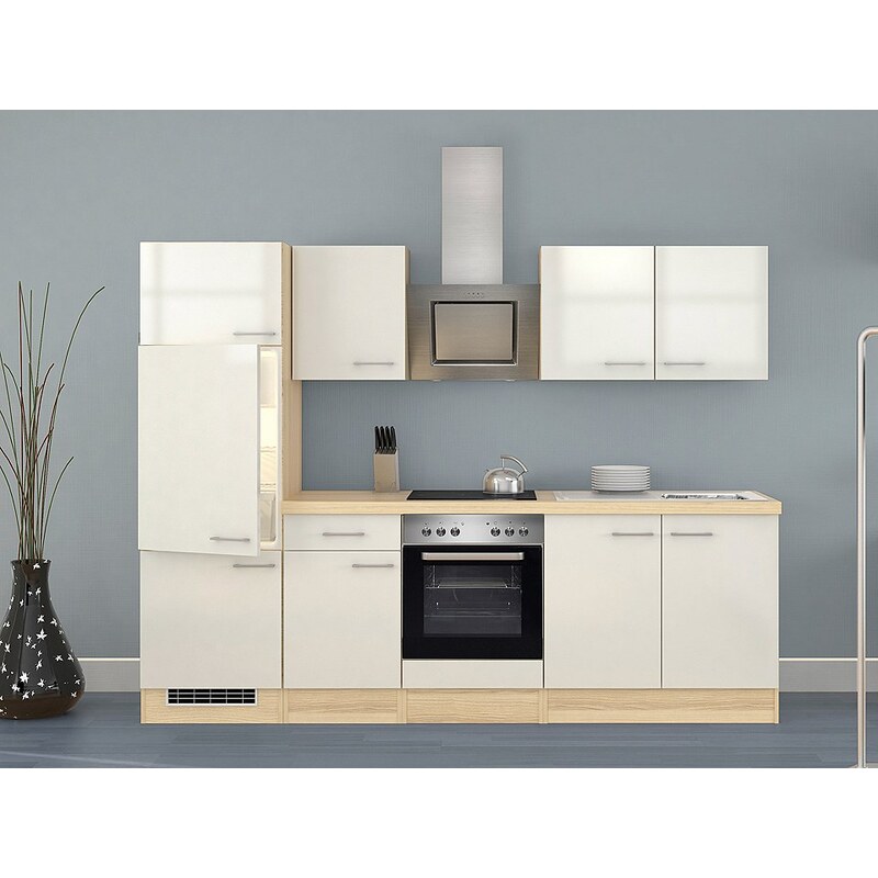 Küchenzeile mit E-Geräten »Oregon«, Breite 270 cm, Set 3