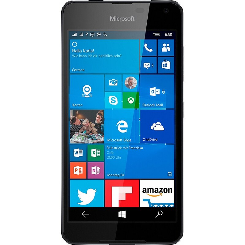 Microsoft Lumia 650 Smartphone, 12,7 cm (5 Zoll) Display, LTE (4G), Windows 10 Mobile, 8,0 Megapixel