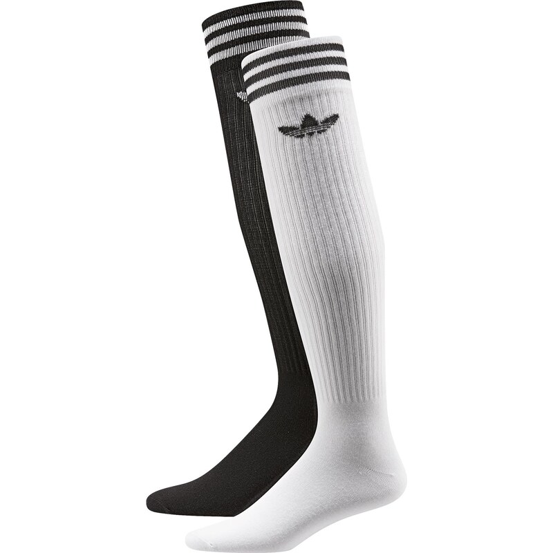 adidas Solid Knee Socken white/black