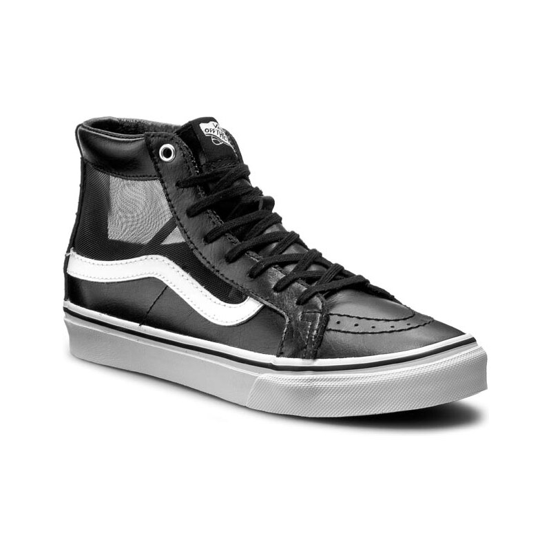 Sneakers VANS - Sk8-Hi Slim Cutout VN0004KZISJ (Mesh) Black/White