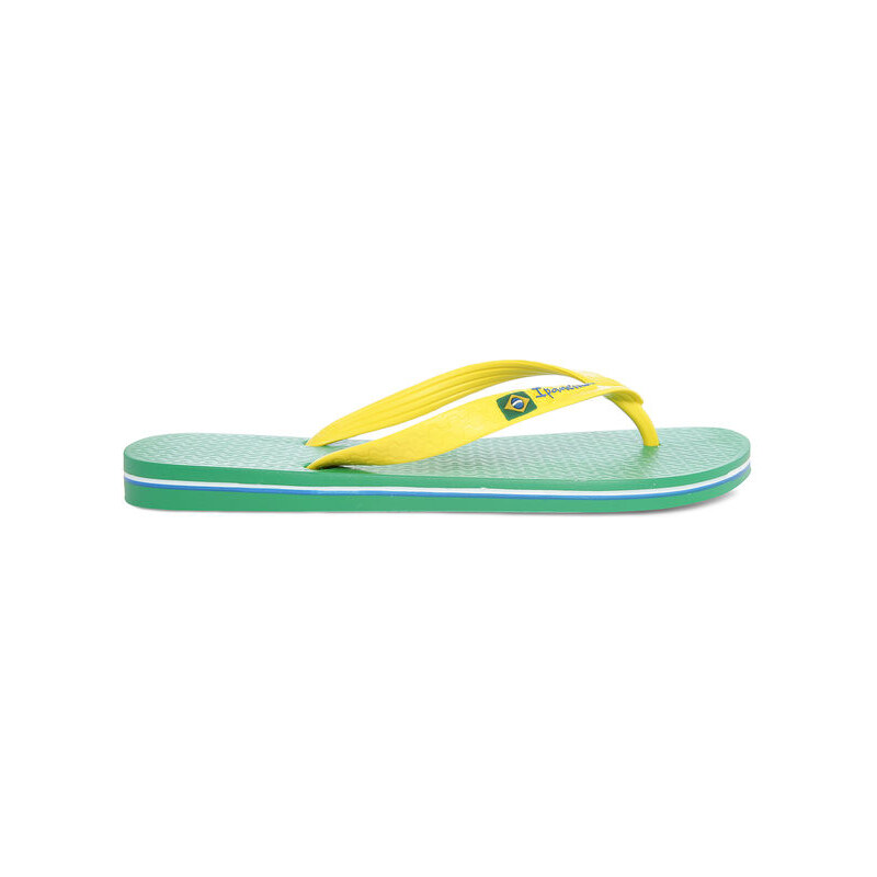 IPANEMA Grün-gelbe zweifarbige Flip-Flops Classic