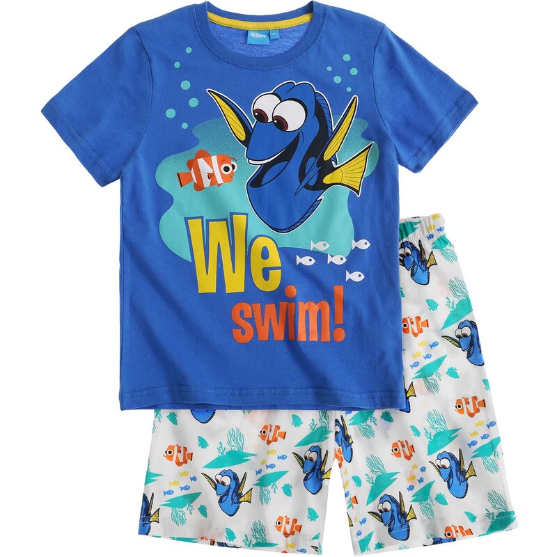 Disney Findet Dorie Shorty-Pyjama blau in Größe 98 für Jungen aus 100% Baumwolle