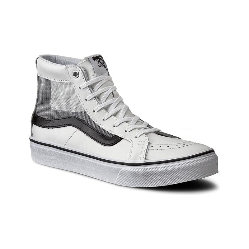 Sneakers VANS - Sk8-Hi Slim Cutout VN0004KZISZ White/Black