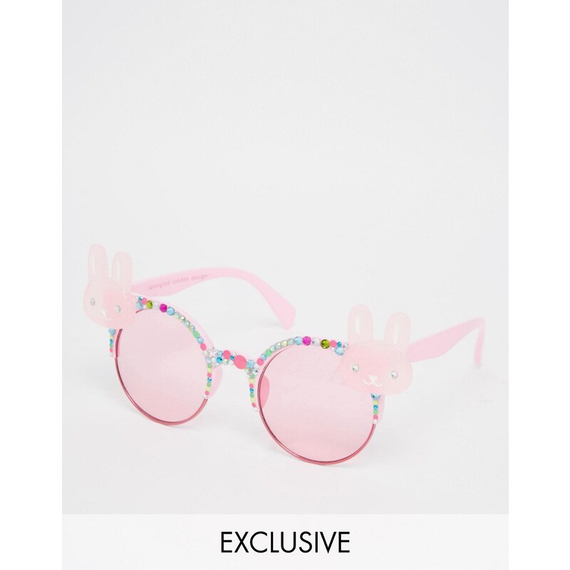Spangled - Double Bunny - Sonnenbrille - Rosa
