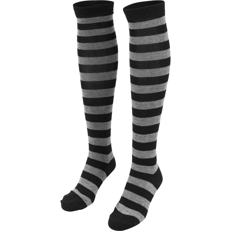 Urban Classics Striped Socken blk/cha