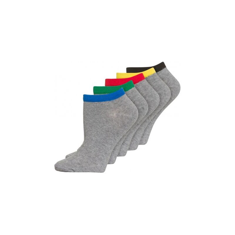Smith Herren Socken Trachtensocken 5 Paar grau aus Baumwolle