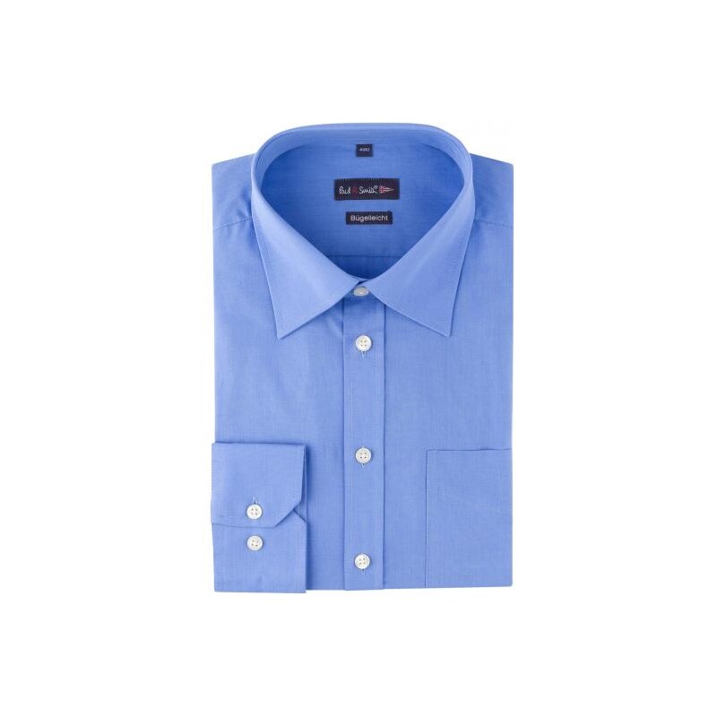 Paul R.Smith Herren Hemd Comfort bequem blau aus Baumwolle