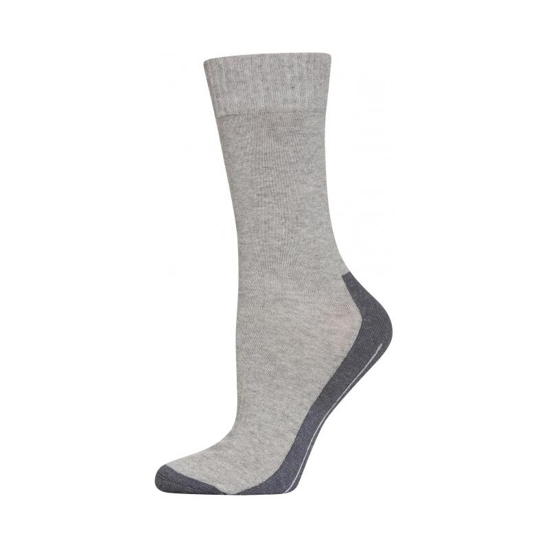 Leg Top Herren Socken 2 Paar grau aus Baumwolle