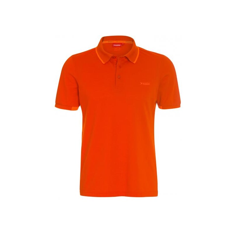 Vittorio Rossi Herren Poloshirt T-Shirt orange aus Baumwolle
