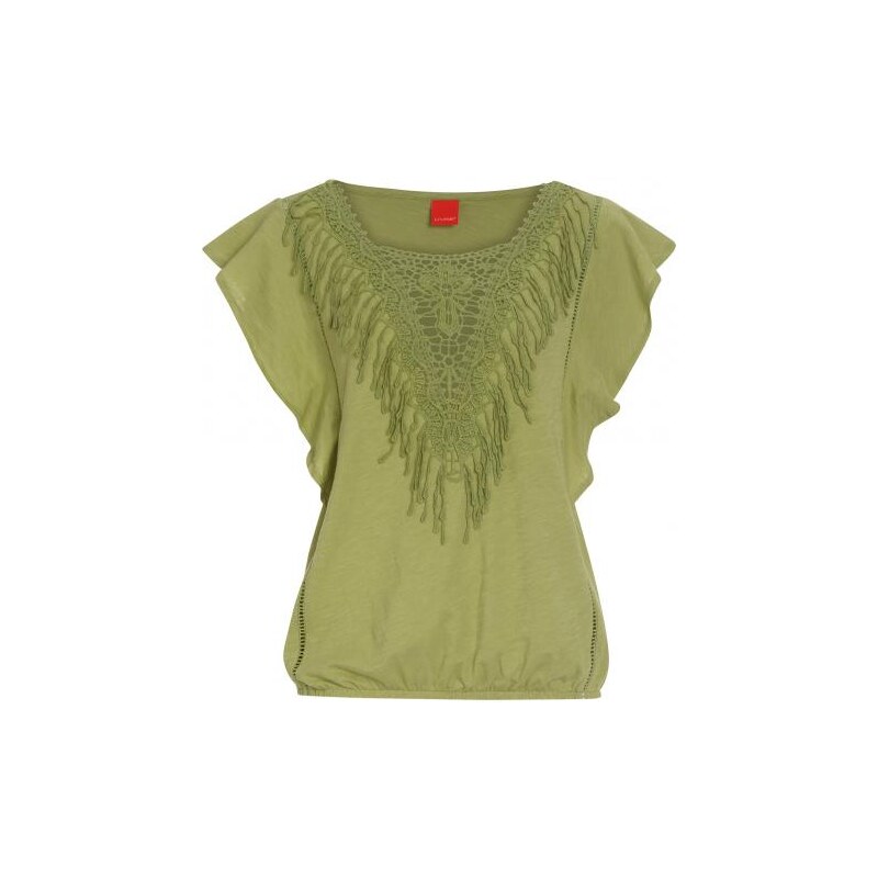 Livre Damen T-Shirt grün aus Baumwolle