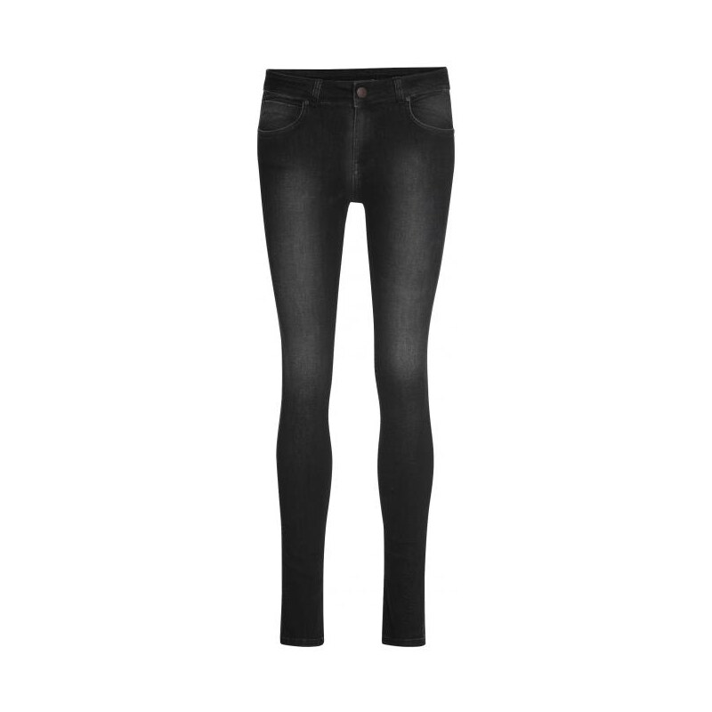 Livre Damen Jeans Hose Skinny - hauteng schwarz aus Baumwolle