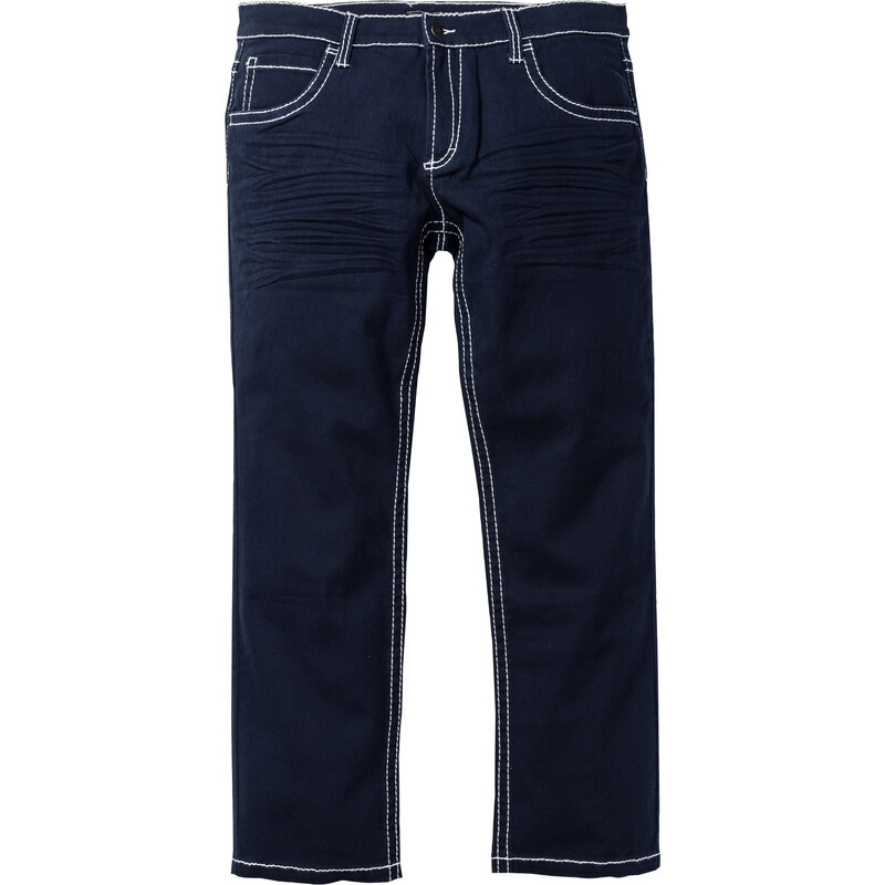 bpc selection 5-Pocket Stretchhose Regular Fit Straight in blau für Herren von bonprix
