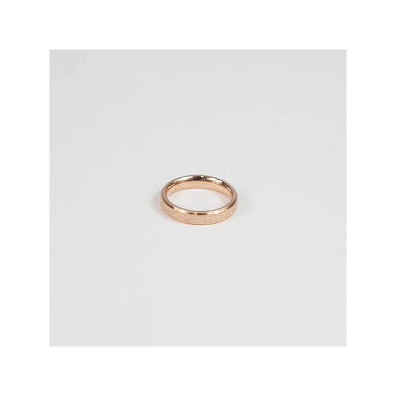 Lesara Damen-Ring aus Titanium - Roségold - 52
