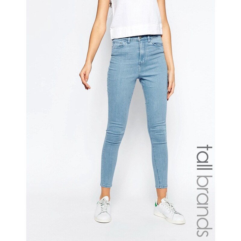 Waven Tall - Anika - Skinny-Jeans mit hohem Bund - Blau