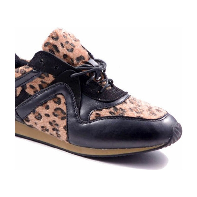 Lesara Sneaker mit Leoparden-Details - Leopard - 36