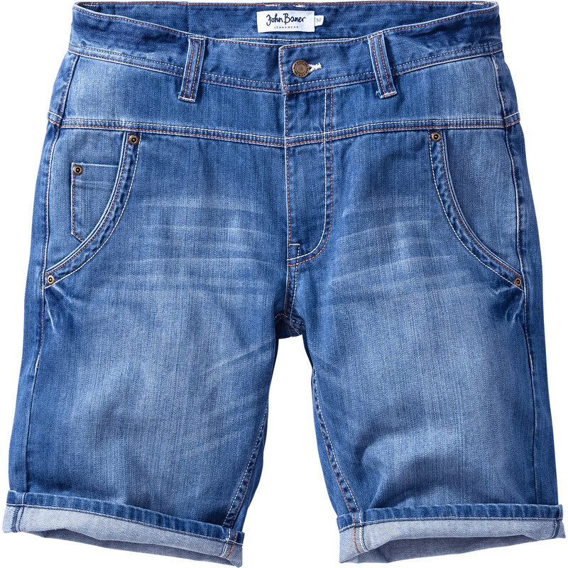 John Baner JEANSWEAR Jeans-Bermudas LOOSE in blau für Herren von bonprix