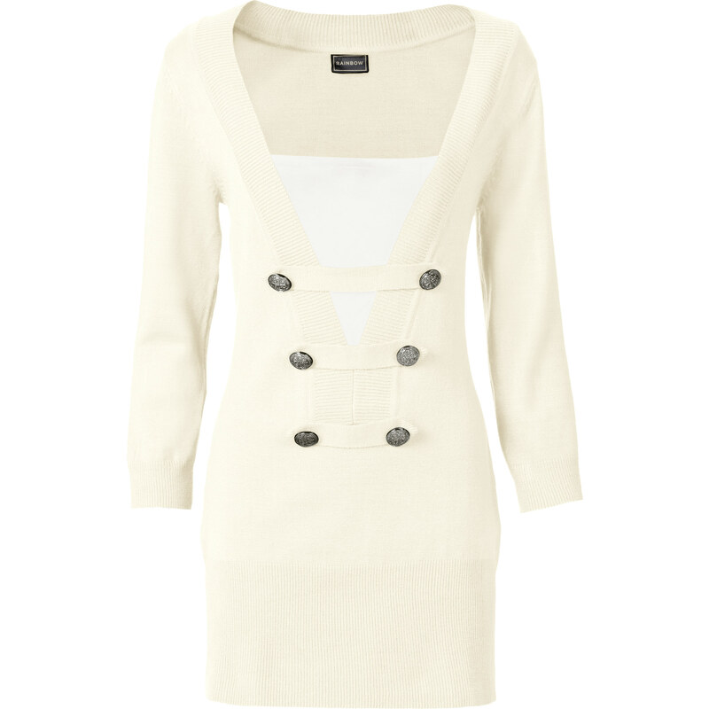 BODYFLIRT boutique Pullover in weiß für Damen von bonprix