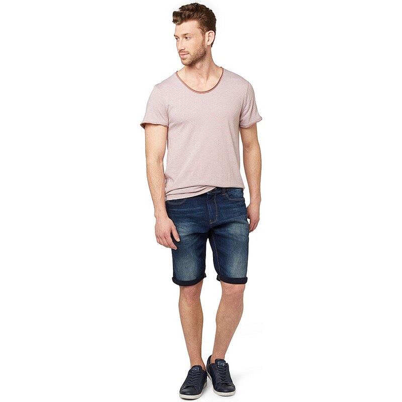 TOM TAILOR Shorts »Used-Jeans in Bermuda-Länge«