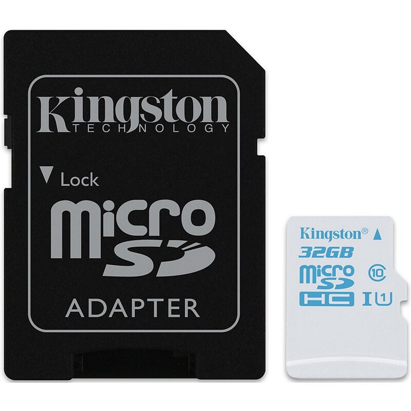 Kingston Speicherkarte »microSDHC Action Cam UHS-I U3, mit Adapter, 32GB«